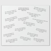 Bibel Verse Wrapping Papier für Schatz, Geschenk f Geschenkpapier (Flach)