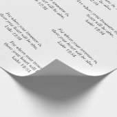 Bibel Verse Wrapping Papier für Schatz, Geschenk f Geschenkpapier (Ecke)