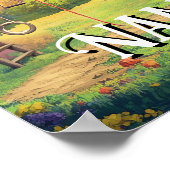 Bibel Verse Zitat Boys Forest Playground Kinder Ku Poster (Ecke)