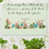 Bibel versifiziert Kunst - Jesaja-61:3 Küchentuch (Gefaltet)