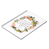 Bibel versifiziert Kunst - John-3:34 Notizblock (Linke Seite)