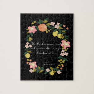 Bibel versifiziert Kunst - Psalm-163:8 Puzzle