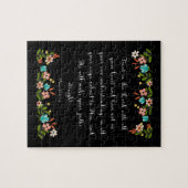 Bibel versifiziert Kunst - Sprichwort-3:5 - 6 Puzzle (Horizontal)