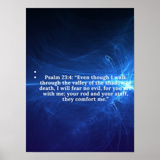 Bibel Versmotivation Poster (Vorne)