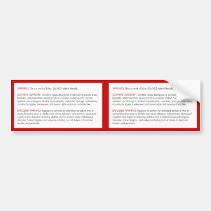 Bibel-warnender Aufkleber Autoaufkleber