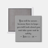 Bibel Wise Magnet (Vorderseite/Rückseite)