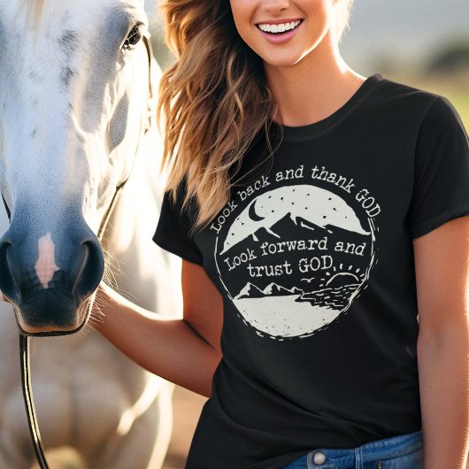 Bibel-Zitat der Naturszene Nacht Christliche Kleid T-Shirt