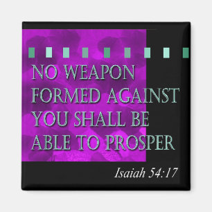 "Bibel-Zitat - Jesaja-54:17" durch Cheryl Daniels Magnet