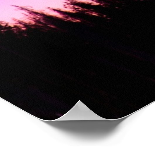 Bibel Zitat Liebe Gottes Lila Poster (Ecke)