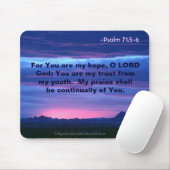 Bibel-Zitate Mousepad (Mit Mouse)