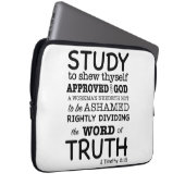 Bibelangebot 2 Timothy 2:15 Laptopschutzhülle (Vorne Rechts)
