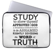 Bibelangebot 2 Timothy 2:15 Laptopschutzhülle (Vorderseite)