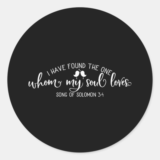 Bibelangebot, das ich gefunden habe runder aufkleber (Vorderseite)