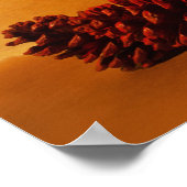 Bibelangebot mit Weihnachtskerze Poster (Ecke)