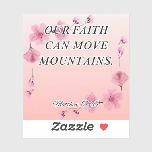 Bibelaufkleber Aufkleber (Blatt)