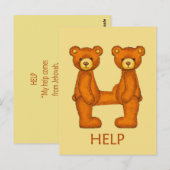 Bibelbären~Help 2 Scripting ~Flashcard Postkarte (Vorne/Hinten)
