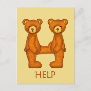 Bibelbären~Help 2 Scripting ~Flashcard Postkarte
