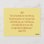 Bibelbären~Help Scripting ~Flashcard Postkarte (Rückseite)