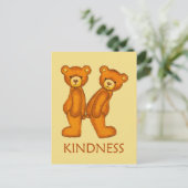 Bibelbären ~ Kindness Scripting Postkarte (Stehend Vorderseite)