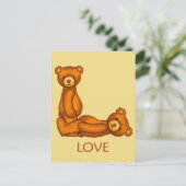 Bibelbären~Liebe Jehovah~Scripture~Flashcard Postkarte (Stehend Vorderseite)