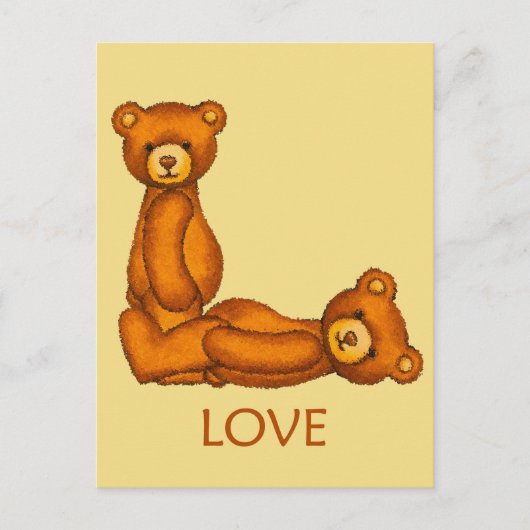 Bibelbären ~ Liebe Scripting 2 ~ Flashcards Postkarte (Vorderseite)