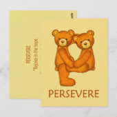 Bibelbären ~ Perverse Scripte ~ Flashcard Postkarte (Vorne/Hinten)