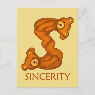 Bibelbären ~ Sincerity Scripting ~ Flashcard Postkarte