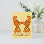 Bibelbären ~ Willentlich Scripting ~ Flashcard Postkarte (Stehend Vorderseite)