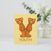 Bibelbären ~ Youth Scripting ~ Flashcard Postkarte (Stehend Vorderseite)