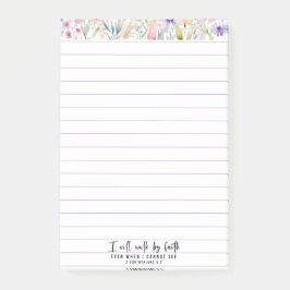 Bibelbeschreibungen, die ich durch den Glauben lau Post-it Klebezettel