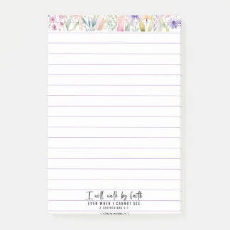 Bibelbeschreibungen, die ich durch den Glauben lau Post-it Klebezettel