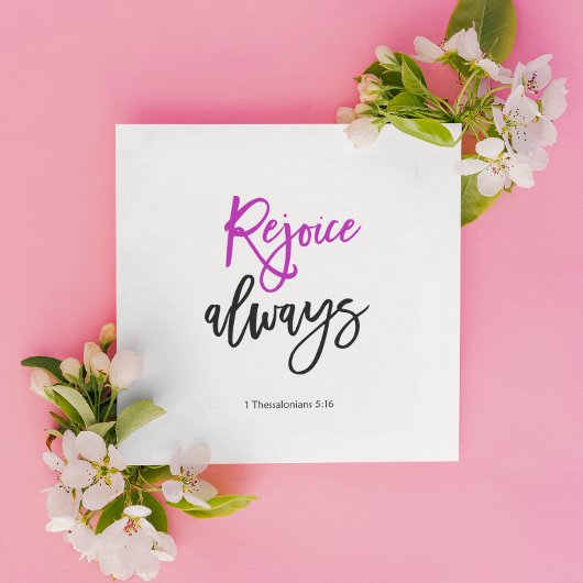 Bibelbibel Vergnügen immer Serviette