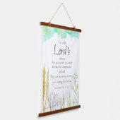 Bibelbibliotheken 3 Große Treue Wandteppich Mit Holzrahmen (Gewinkelt)