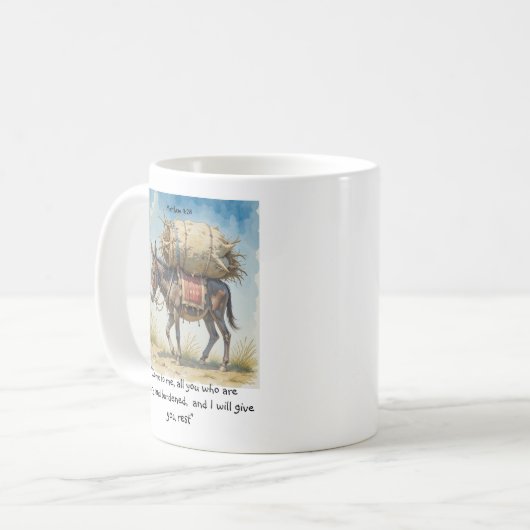 Bibelbibliotheksangebot Matt Kaffeetasse (Vorderseite Links)