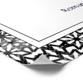 Bibelbibliotheksfördernde Zitate von Blume Poster (Ecke)