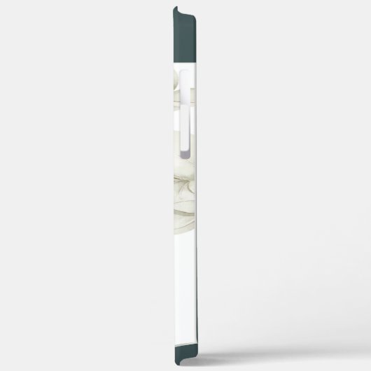 Bibelbibliotheksfördernde Zitate Weiße Blume Case-Mate iPhone Hülle (Rückseite / Links)