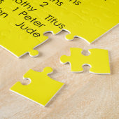 Bibelbuch Liste Scare Hell Out Funny Christlich Puzzle (Seite)