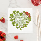 Bibelbücher Serviette (Beispiel)