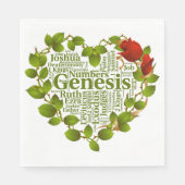 Bibelbücher Serviette (Vorderseite)