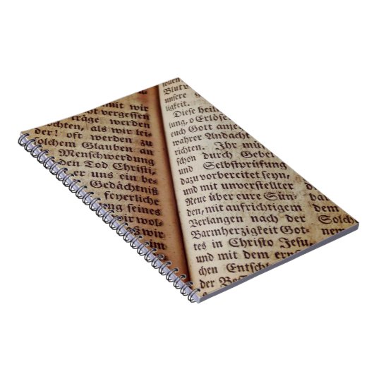 Bibelbuchseite mit Textur Notizblock (Rechte Seite)