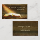 Bibelchristlich-religiöse Visitenkarte (Vorne/Hinten)