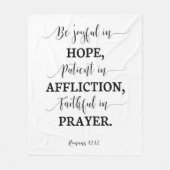 Bibeldecke Fleecedecke (Vorderseite)