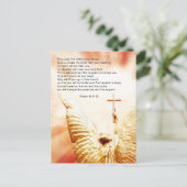 Bibeldurchgang, Engel des Lords, Psalm 91 Postkarte (Stehend Vorderseite)