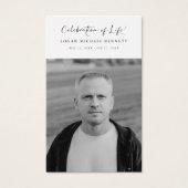 Bibelfeier Lebensbeerdigung Beerdigungskarte (Vorderseite)