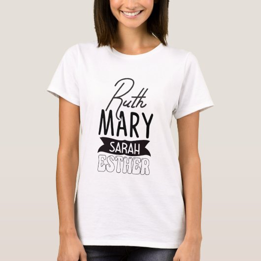 Bibelfrauen - Christlich T-Shirt (Vorderseite)