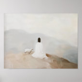 Bibelgeschichte über das verlorene Schaf Jesus und Poster (Vorne)
