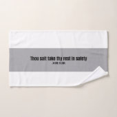 Bibelhandtuch macht Erholung in Sicherheit Badhandtuch Set (Handtuch)