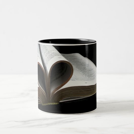 Bibelherz Zweifarbige Tasse (Mittel)