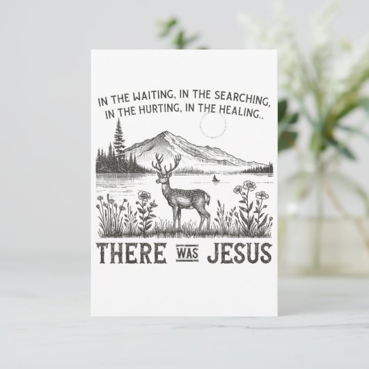 Bibelkarte - Persönliche Gestaltung des Inneren Dankeskarte (Stehend Vorderseite)