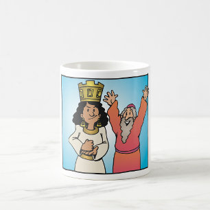 Bibelkönigin und Prophet Glaubensbekenntnisse Kaffeetasse